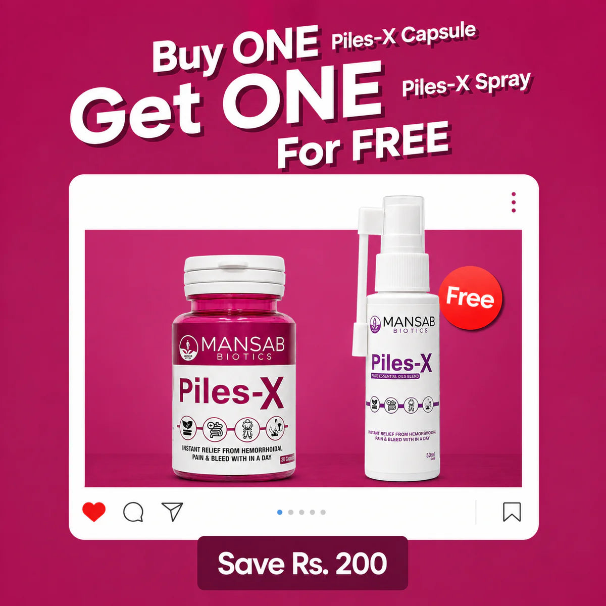 Buy 1 Capsule + FREE Spray